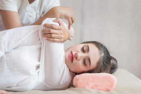 Une séance de shiatsu